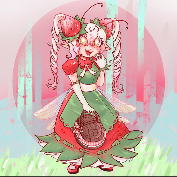 Strawberry Fairy - Strawberrycon contest entry